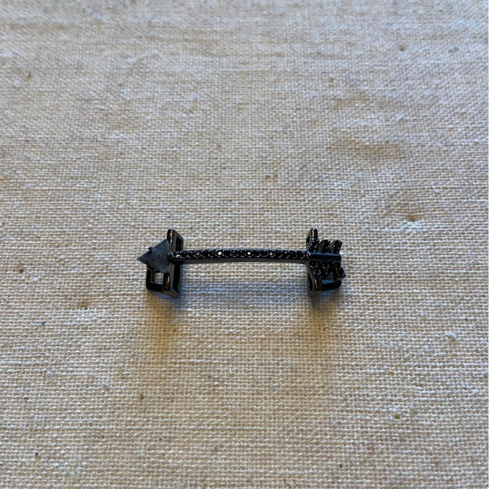 KEEP Collective hematite arrow charm